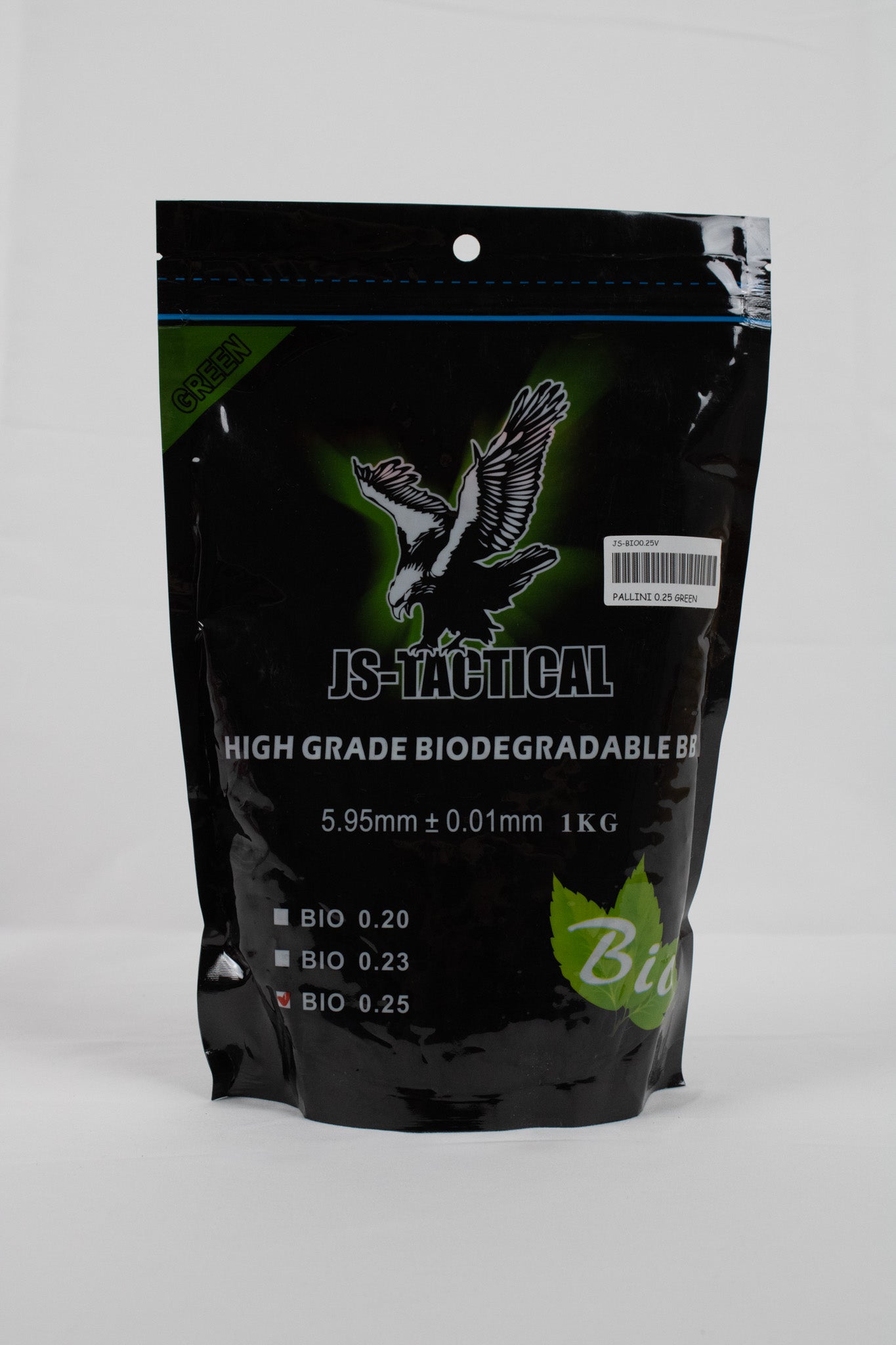 JS-TACTICAL 0.25 GREEN BIO BBDS (JS-BIO0.25V)