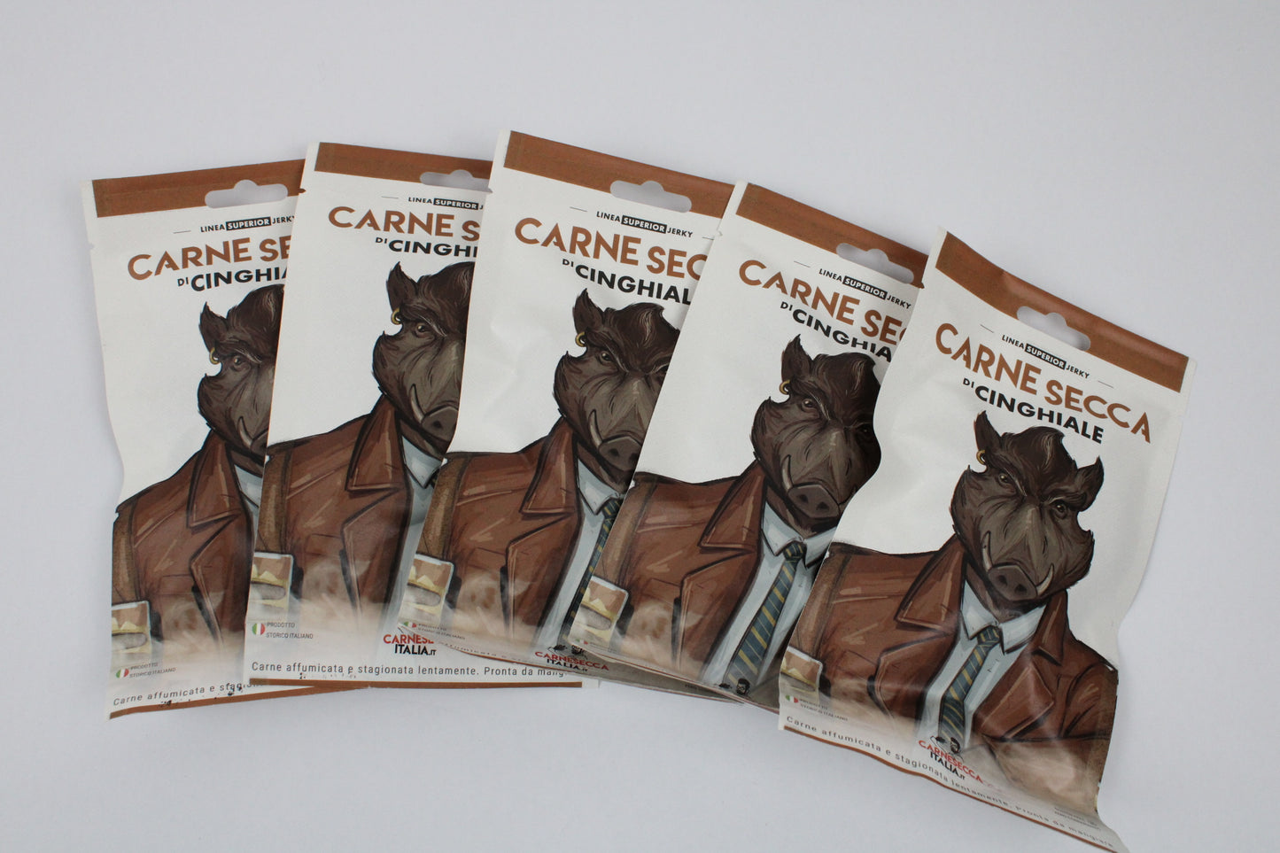 DRIED SMOKED WILD BOAR MEAT 40GR - Superior Jerky