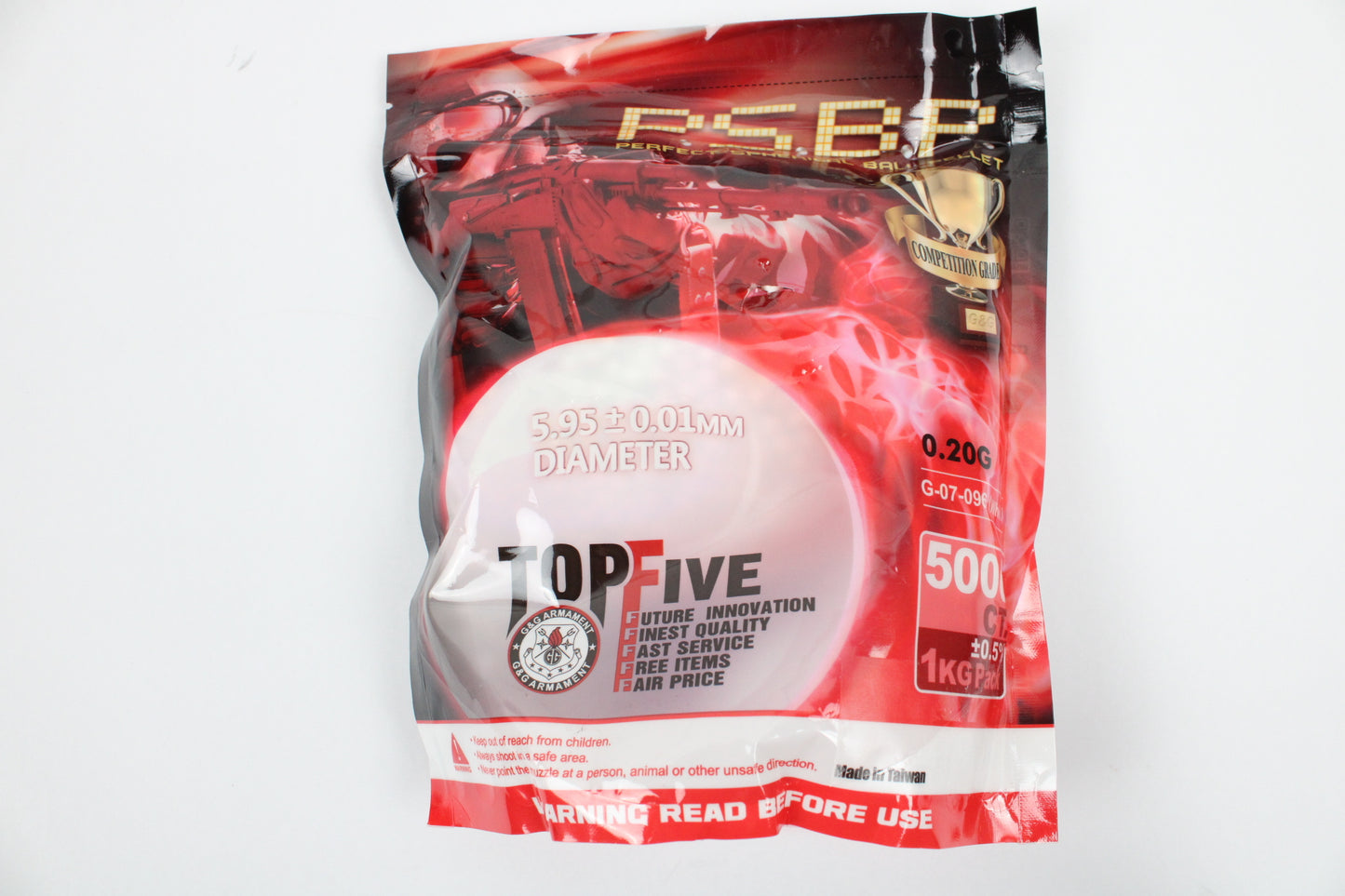 G&G ARMAMENT PRECISION 0.20 WHITE PELLETS (PERFECT 0.20)