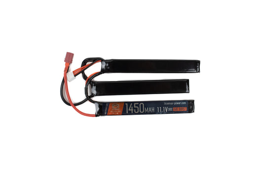 BATTERIA LIPO CONNETTORE DEANS 11.1v X 1450mah 30c/60c CQB BLUEMAX-POWER (bmp-11.1x1450-ds-cqb)