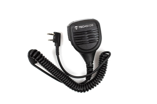 MICROFONO ALTOPARLANTE TECHSIDE DA SPALLA IMPERMEABILE 2 PIN KENWOOD + JACK 3,5 (TSMIC)