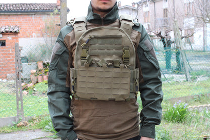SPECNA ARMS TACTICAL VEST QR II PLATE CARRIER VEST OLIVE (SPE-18-042478)
