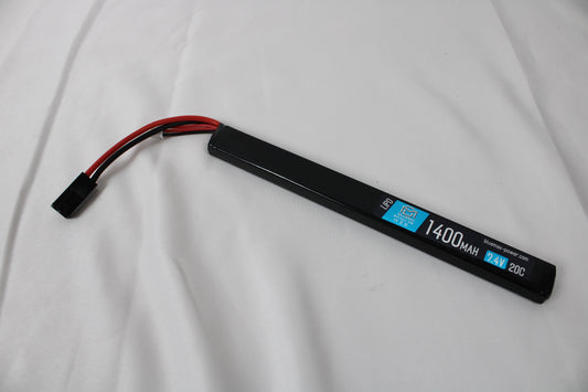 BLUEMAX POWER BATTERIA LI-PO 7.4V x 1400MAH 20C AK STICK (BM-7.4X1400)
