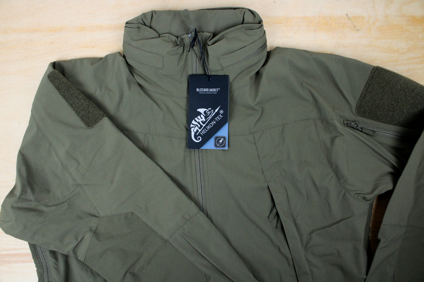 JACKET BLIZZARD ADAPTIVE GREEN, HELIKON-TEX (HT-KU-BLZ-NL-12)